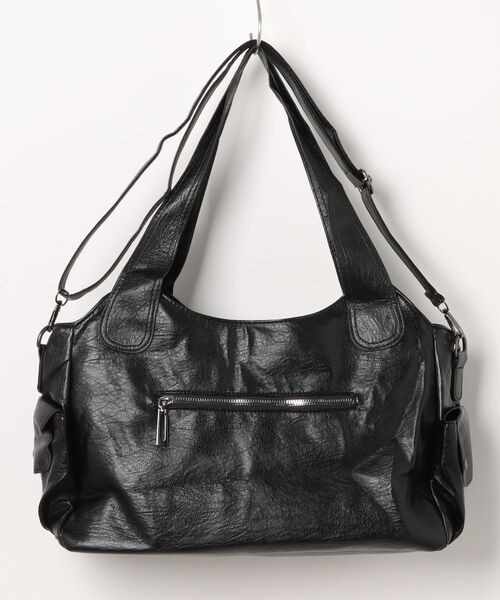 BARELY BLUE（ベアリーブルー）の「【 BARELY BLUE / ベアリーブルー 】 ビンテージライク 2WAY ショルダーバッグ（ショルダーバッグ・メンズ・ブラック/ブラウン/ダークブラウン/ワインレッド・FREE）」の6枚目の写真