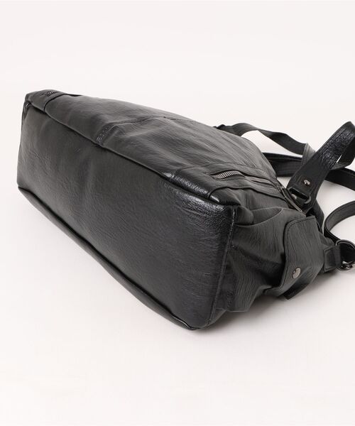 BARELY BLUE（ベアリーブルー）の「【 BARELY BLUE / ベアリーブルー 】 ビンテージライク 2WAY ショルダーバッグ（ショルダーバッグ・メンズ・ブラック/ブラウン/ダークブラウン/ワインレッド・FREE）」の11枚目の写真