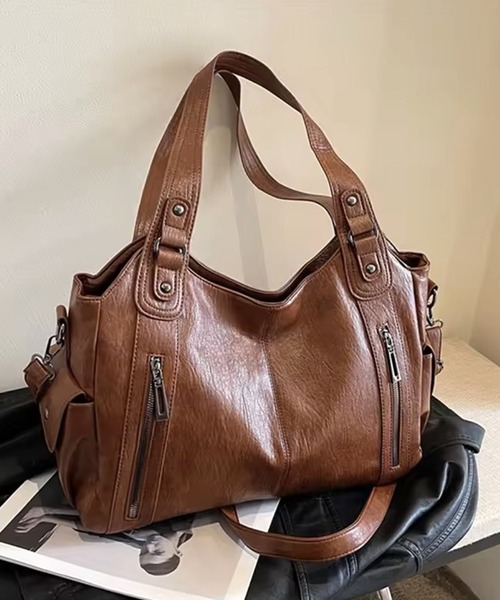 BARELY BLUE（ベアリーブルー）の「【 BARELY BLUE / ベアリーブルー 】 ビンテージライク 2WAY ショルダーバッグ（ショルダーバッグ・メンズ・ブラック/ブラウン/ダークブラウン/ワインレッド・FREE）」の21枚目の写真