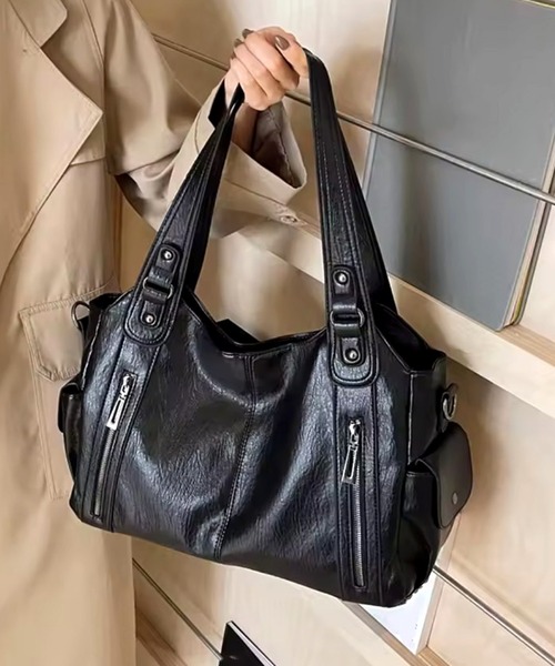 BARELY BLUE（ベアリーブルー）の「【 BARELY BLUE / ベアリーブルー 】 ビンテージライク 2WAY ショルダーバッグ（ショルダーバッグ・メンズ・ブラック/ブラウン/ダークブラウン/ワインレッド・FREE）」の13枚目の写真