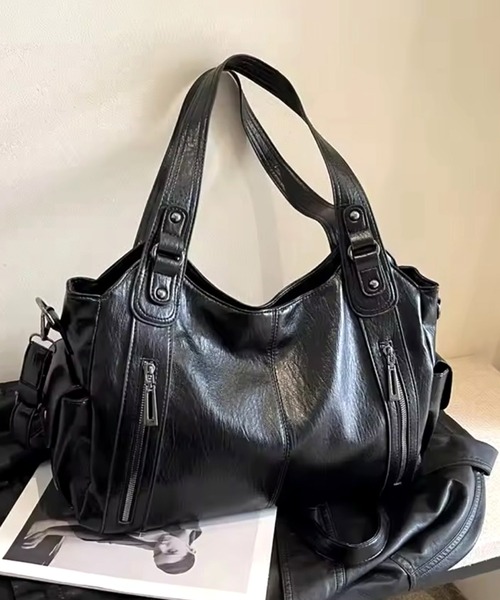 BARELY BLUE（ベアリーブルー）の「【 BARELY BLUE / ベアリーブルー 】 ビンテージライク 2WAY ショルダーバッグ（ショルダーバッグ・メンズ・ブラック/ブラウン/ダークブラウン/ワインレッド・FREE）」の19枚目の写真