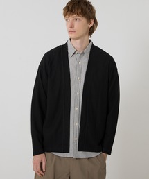 coca（coca） | 鹿の子ボタンレスカーディガン(カーディガン/ボレロ)