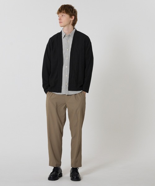 coca（coca）（コカ）の「鹿の子ボタンレスカーディガン（カーディガン/ボレロ・メンズ・ネイビー/ブラック・L/XL/M）」の12枚目の写真