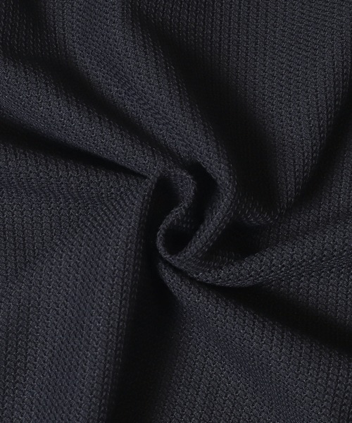 coca（coca）（コカ）の「鹿の子ボタンレスカーディガン（カーディガン/ボレロ・メンズ・ネイビー/ブラック・L/XL/M）」の6枚目の写真