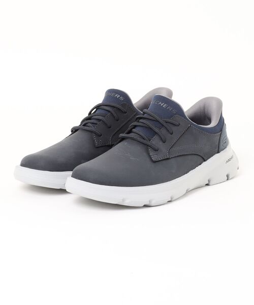 SKECHERS(スケッチャーズ)の「《SKECHERS》53ARCH FIT GARZA-LANGSTO(スニーカー・メンズ・ブラック×ブラック/ネイビー・28.0cm/27.5cm/27.0cm/26.5cm/26.0cm/25.5cm/25.0cm)」の2枚目の写真
