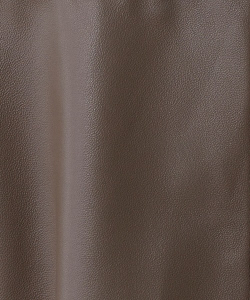 INED（イネド）の「ラムレザージップアップブルゾン（ブルゾン・レディース・ブラック/ブラウン・9号/11号）」の19枚目の写真