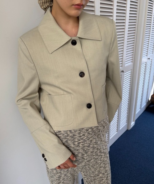 ボクシーショートドジャケット（ブルゾン）｜FUULLY STUDIO（フー