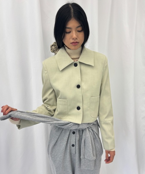 セール】ボクシーショートドジャケット（ブルゾン）｜FUULLY STUDIO