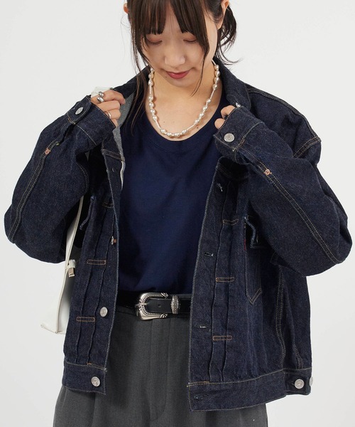 REMI RELIEF（レミレリーフ）の「REMI RELIEF/レミレリーフ 13oz 1954XX DENIM 2nd JKT デニムジャケット（デニムジャケット・メンズ・ブルー・L/M/XL）」の3枚目の写真