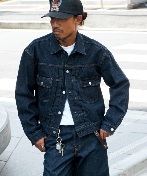 REMI RELIEF（レミレリーフ）の「REMI RELIEF/レミレリーフ 13oz 1954XX DENIM 2nd JKT デニムジャケット（デニムジャケット・メンズ・ブルー・L/M/XL）」の22枚目の写真