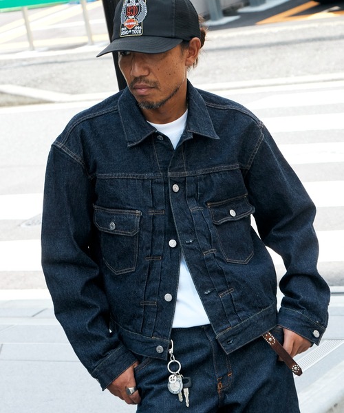 REMI RELIEF（レミレリーフ）の「REMI RELIEF/レミレリーフ 13oz 1954XX DENIM 2nd JKT デニムジャケット（デニムジャケット・メンズ・ブルー・L/M/XL）」の21枚目の写真