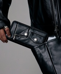 schott(Vbg)Schott/Vbg LEATHER RIDERS ZIP WALLET EHbg(z)