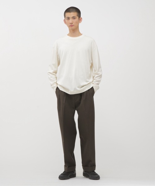 マーガレットハウエル　オーガニックコットン クルーネック ロンT マーガレットハウエル オーガニックコットン クルーネック ロンT