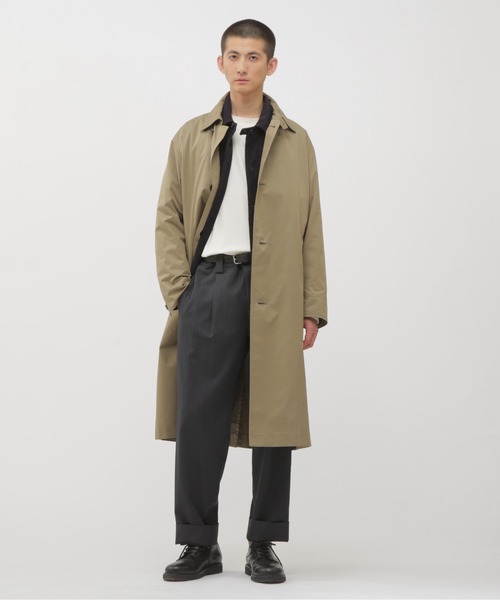 MARGARET HOWELL（マーガレットハウエル）の「SOFT COTTON WOOL JERSEY TOP（Tシャツ/カットソー・メンズ・ブラック/グレー/ホワイト・MEDIUM/LARGE）」の6枚目の写真