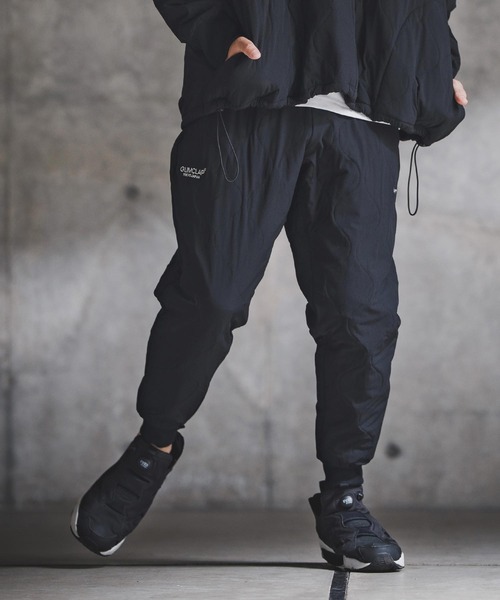 GLIMCLAP（グリムクラップ）の「mp14138-Wave Quilted Ripstop Jogger Pants ウェーブキルトジョガーパンツ(192-036-gla-cf)（その他パンツ・メンズ・ブラック・S/M/L）」の3枚目の写真