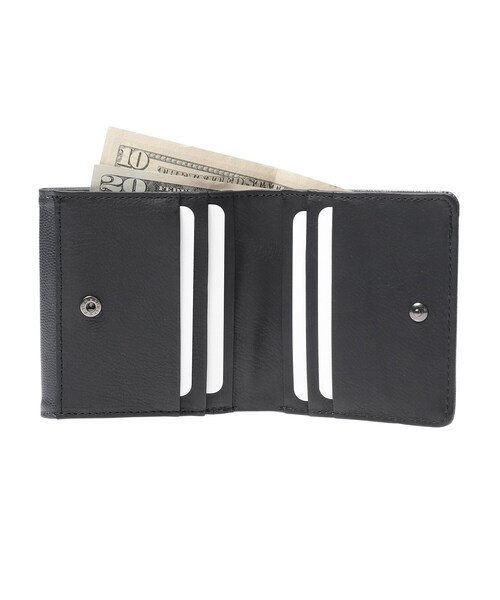 HIROKO HAYASHI（ヒロコハヤシ）の「VELENO CISA（ヴェレーノ チーザ）薄型二つ折り財布（財布・レディース・チャコールグレー・00）」の7枚目の写真