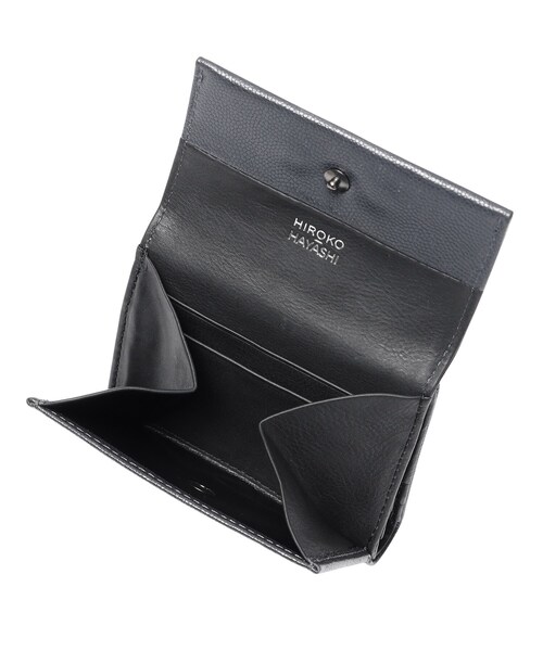 HIROKO HAYASHI（ヒロコハヤシ）の「VELENO CISA（ヴェレーノ チーザ）薄型二つ折り財布（財布・レディース・チャコールグレー・00）」の8枚目の写真