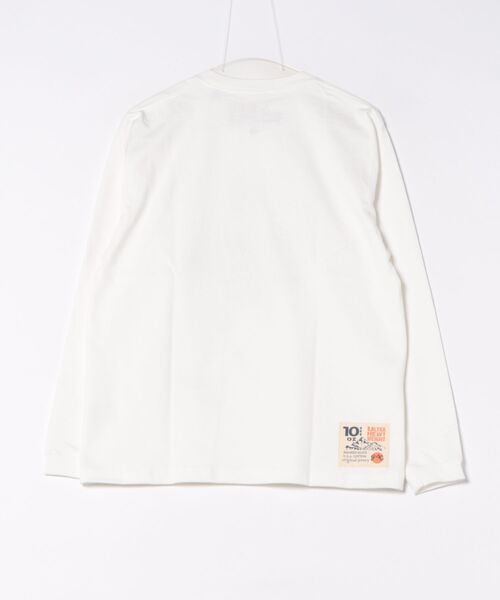 go slow caravan(ゴースローキャラバン)の「超ヘビーUSA/C ナポリタン猫 ロングスリーブ TEE(Tシャツ/カットソー・メンズ・ホワイト/ミント・SMALL/MEDIUM/LARGE/X-LARGE)」の7枚目の写真