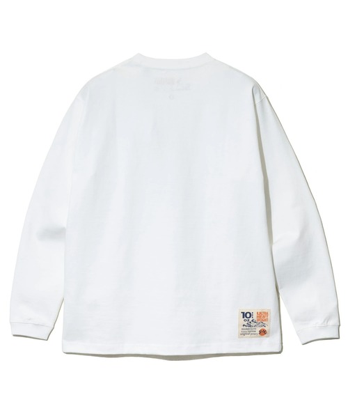 go slow caravan(ゴースローキャラバン)の「超ヘビーUSA/C ナポリタン猫 ロングスリーブ TEE(Tシャツ/カットソー・メンズ・ホワイト/ミント・SMALL/MEDIUM/LARGE/X-LARGE)」の9枚目の写真