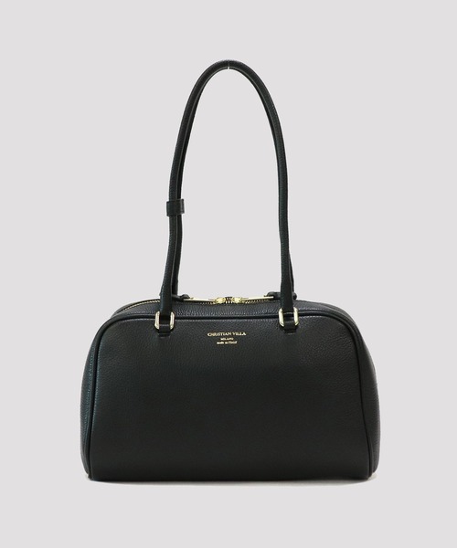 CHRISTIAN VILLA 】 イタリア製 ロングハンドル ショルダーバッグ
