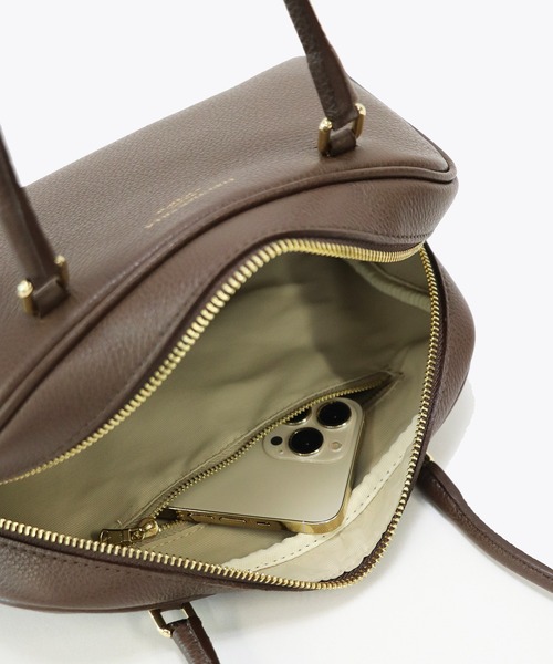 CHRISTIAN VILLA（クリスチャンヴィラ）の「【 CHRISTIAN VILLA 】 イタリア製 ロングハンドル ショルダーバッグ ボストンバッグ（ショルダーバッグ・レディース・ブラック/ブラウン・FREE）」の11枚目の写真