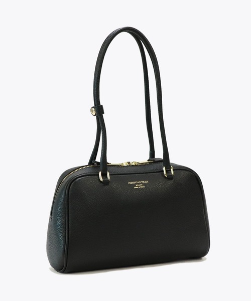 CHRISTIAN VILLA 】 イタリア製 ロングハンドル ショルダーバッグ