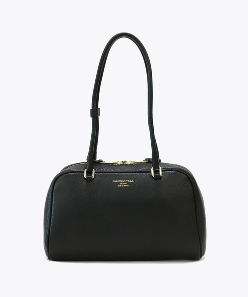 CHRISTIAN VILLA 】 イタリア製 ロングハンドル ショルダーバッグ