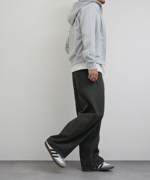 ZIP FIVE（ジップファイブ）の「バレルレッグ バックシャーリング カラーデニム パンツ（デニムパンツ・メンズ・パープル/カーキ系/ベージュ/ブルー/ブラック・SMALL/MEDIUM/LARGE/X-LARGE）」の6枚目の写真