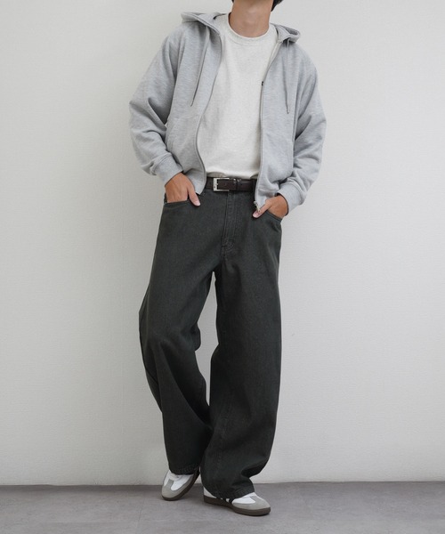 ZIP FIVE（ジップファイブ）の「バレルレッグ バックシャーリング カラーデニム パンツ（デニムパンツ・メンズ・パープル/カーキ系/ベージュ/ブルー/ブラック・SMALL/MEDIUM/LARGE/X-LARGE）」の7枚目の写真