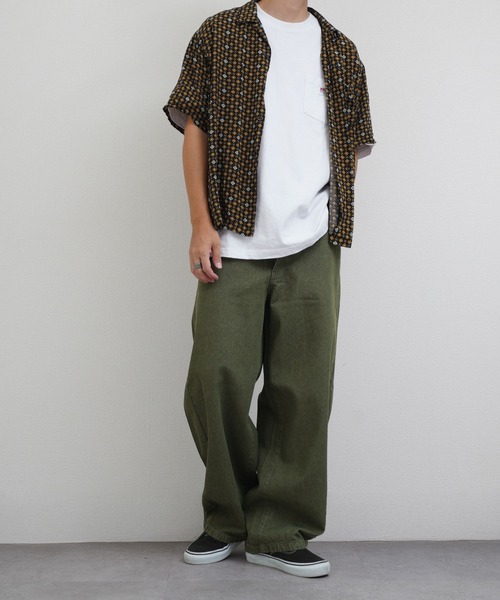 ZIP FIVE（ジップファイブ）の「バレルレッグ バックシャーリング カラーデニム パンツ（デニムパンツ・メンズ・パープル/カーキ系/ベージュ/ブルー/ブラック・SMALL/MEDIUM/LARGE/X-LARGE）」の12枚目の写真