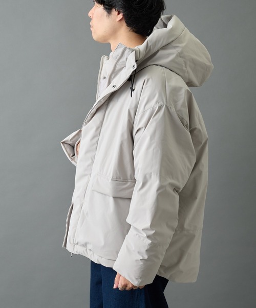 COLONY 2139（コロニートゥーワンスリーナイン）の「クロップド中綿フードジャケット（ダウンジャケット/コート・メンズ・ブラック/グレー・SMALL/MEDIUM/LARGE）」の8枚目の写真