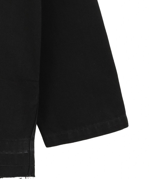 CLANE（クラネ）の「【CLANE/クラネ】DENIM OVER SKIPPER SHIRTS/デニムオーバースキッパーシャツ（シャツ/ブラウス・レディース・インディゴブルー/ブラック・FREE/1）」の12枚目の写真