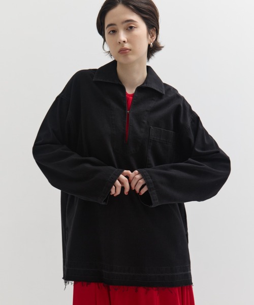 新品未使用　CLANE クラネDENIM OVER SKIPPER SHIRTS CLANE/クラネ】DENIM OVER SKIPPER SHIRTS/デニムオーバースキッパー