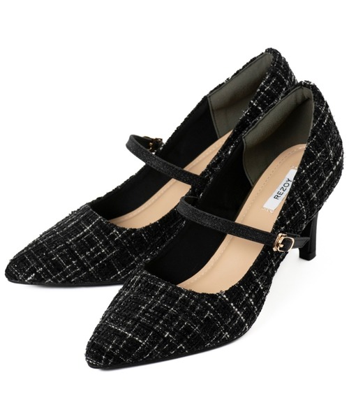 REZOY（リゾイ）の「【25AW新作】【REZOY】ポインテッドトゥワンストラップヒールパンプス（パンプス・レディース・ブラック/ブラック系その他・24cm/23.5cm/23cm/22.5cm/22cm/24.5cm）」の3枚目の写真