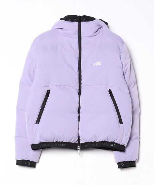 DOUBLE STANDARD CLOTHING（ダブルスタンダードクロージング）の「シアーナイロンダウンジャケット（ダウンジャケット/コート・レディース・パープル/オレンジ・38/36）」の21枚目の写真
