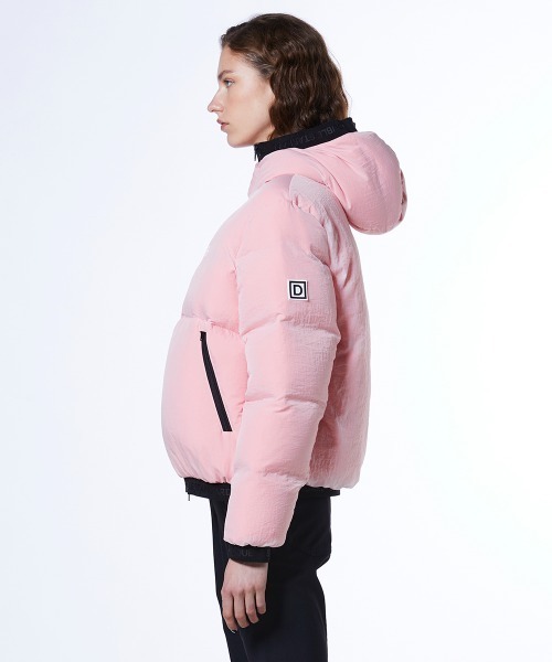 DOUBLE STANDARD CLOTHING（ダブルスタンダードクロージング）の「シアーナイロンダウンジャケット（ダウンジャケット/コート・レディース・パープル/オレンジ・38/36）」の8枚目の写真