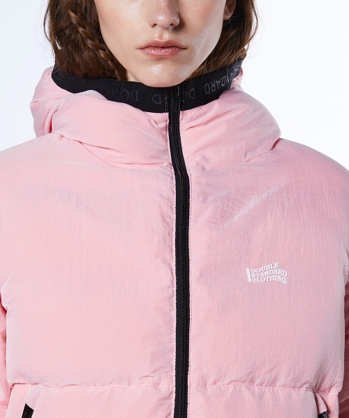 DOUBLE STANDARD CLOTHING（ダブルスタンダードクロージング）の「シアーナイロンダウンジャケット（ダウンジャケット/コート・レディース・パープル/オレンジ・38/36）」の10枚目の写真