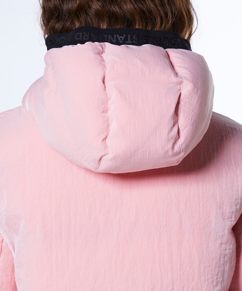 DOUBLE STANDARD CLOTHING（ダブルスタンダードクロージング）の「シアーナイロンダウンジャケット（ダウンジャケット/コート・レディース・パープル/オレンジ・38/36）」の12枚目の写真