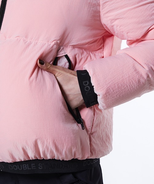 DOUBLE STANDARD CLOTHING（ダブルスタンダードクロージング）の「シアーナイロンダウンジャケット（ダウンジャケット/コート・レディース・パープル/オレンジ・38/36）」の15枚目の写真