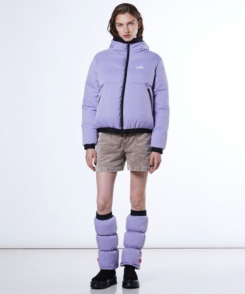 DOUBLE STANDARD CLOTHING（ダブルスタンダードクロージング）の「シアーナイロンダウンジャケット（ダウンジャケット/コート・レディース・パープル/オレンジ・38/36）」の19枚目の写真