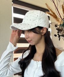 ｔｏｌｅｎｅ（トレネ）の「ビジュー ダメージ加工 ビンテージ風 キャップ（キャップ）」