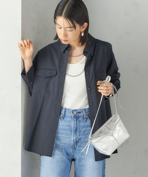 SHIPS(シップス)の「NUCLE:PETIT(ショルダーバッグ・レディース・アイボリー/シルバー・ONE SIZE)」の16枚目の写真