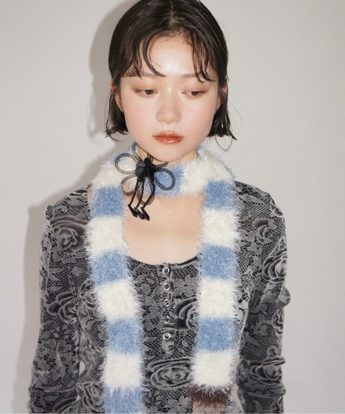 border long stall / しましまロングストール（ストール/ショール