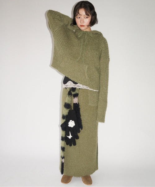 musubore（ムスボレ）の「border long stall / しましまロングストール