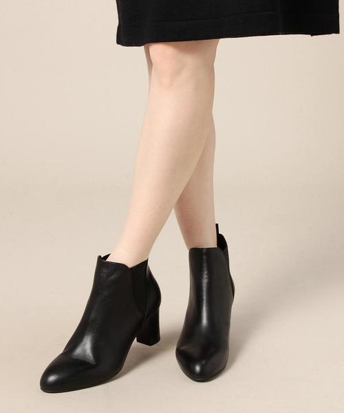 BEAUTY&YOUTH UNITED ARROWS(ビューティーアンドユースユナイテッドアローズ)の「BY サイドゴアヒールブーツ6.5◆(ブーツ・レディース・ブラック/ワインレッド・37h/36h/37/36/35h)」の9枚目の写真