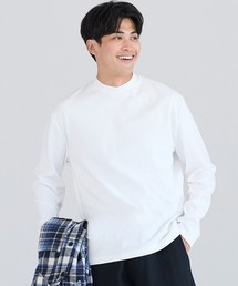 モックネック」に該当するホワイト/白色系のメンズファッション通販