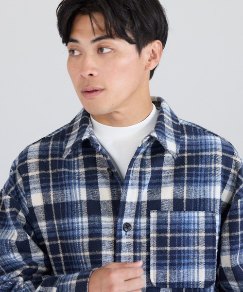 coca（coca）（コカ）の「モックネックロンT（Tシャツ/カットソー・メンズ・ブラック/ホワイト・L/XL/M）」の7枚目の写真