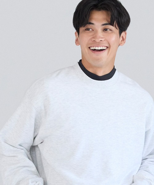 coca（coca）（コカ）の「モックネックロンT（Tシャツ/カットソー・メンズ・ブラック/ホワイト・L/XL/M）」の11枚目の写真