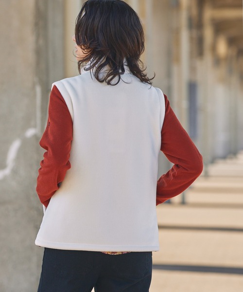 AIGLE(エーグル)の「ポーラテック ノースリーブベスト(その他アウター・レディース・ホワイト/ピンク・36/40/38)」の5枚目の写真