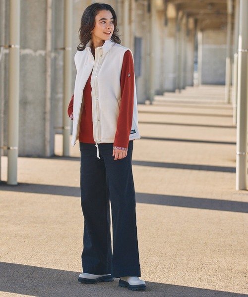 AIGLE(エーグル)の「ポーラテック ノースリーブベスト(その他アウター・レディース・ホワイト/ピンク・36/40/38)」の6枚目の写真